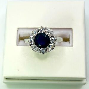 Bomb Party - Dark Sapphire Ring